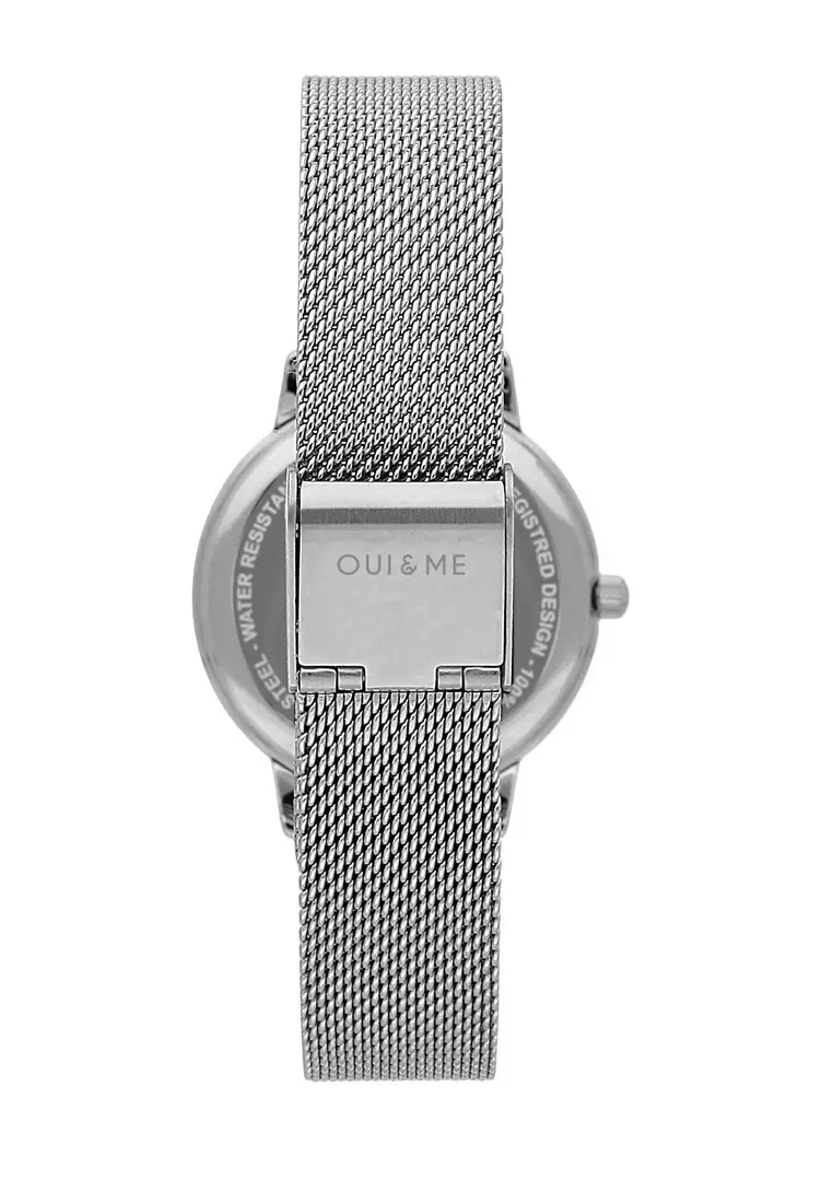 [Sustainable Watch] Oui & Me Fleurette 32mm Women's Metal Band Quartz Watch ME010376