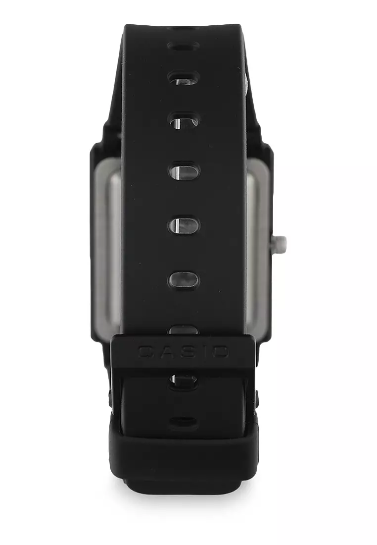 Casio Jam Tangan Pria - Black White - Resin - MQ-27-7EDF