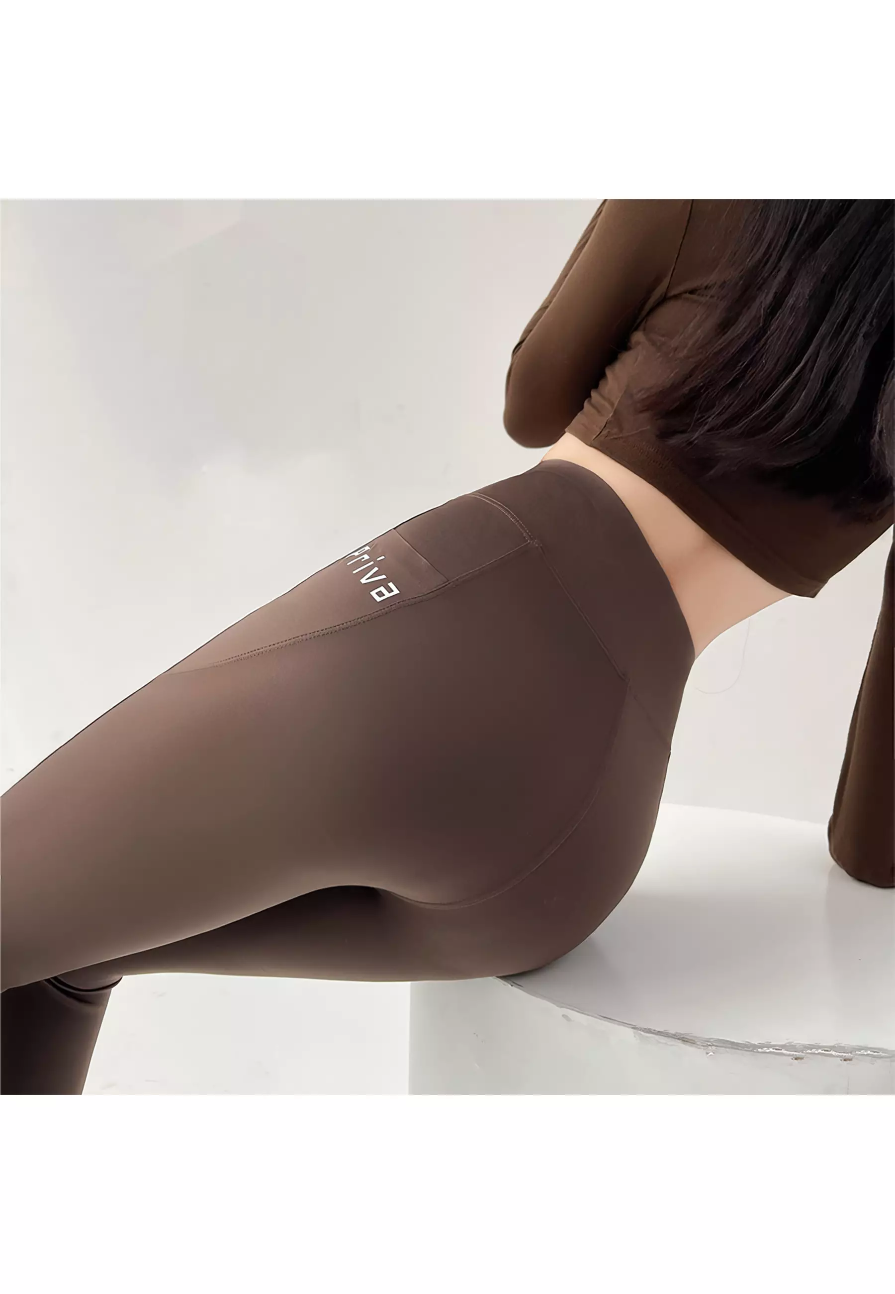 YouHave ( You’ve ) Yoga Legging Celana Olahraga Wanita High Waist Gym Running Sport Celana Senam Wanita Zumba Polos Yoga Gym Tennis Y00010