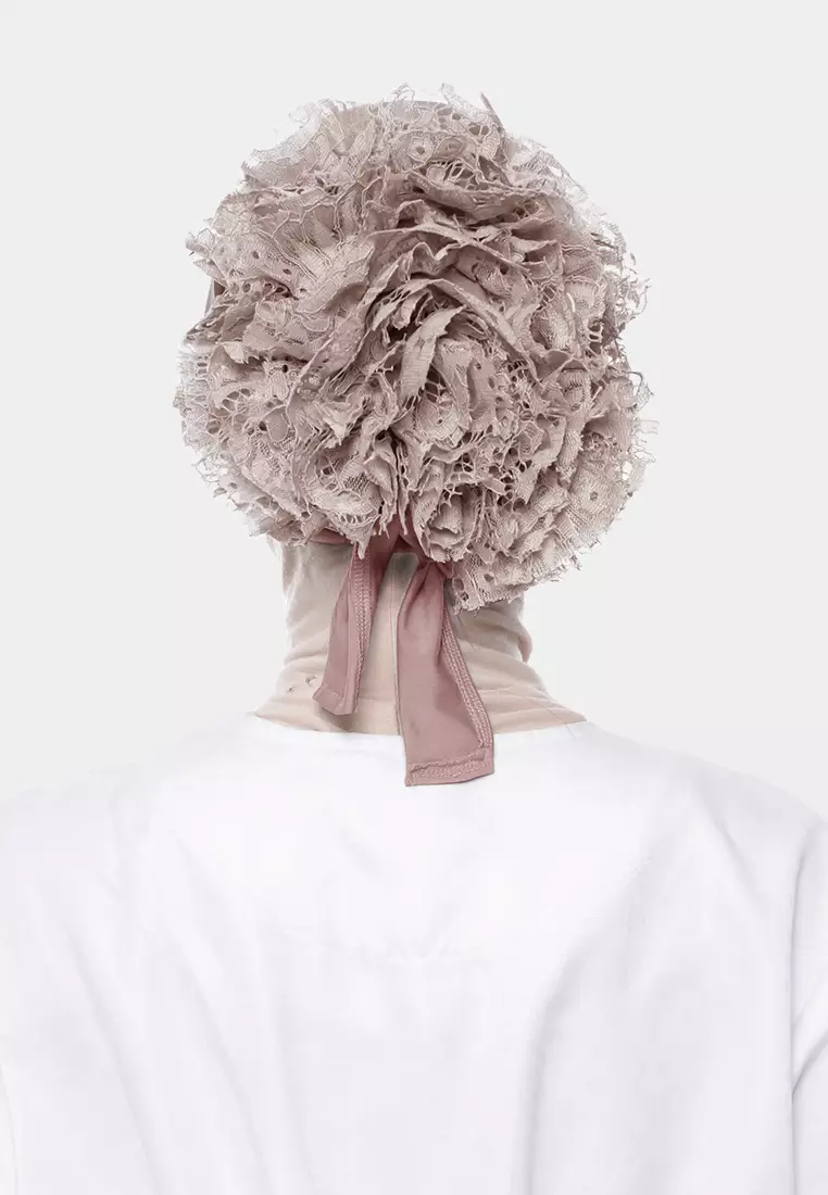 Ciput Hijab Brukat Inner Turkey Brocade - Cappuccino