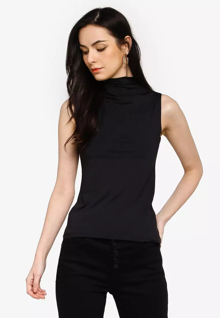 Buy Gene Martino Sleeveless Innerwear Turtle Neck 2024 Online