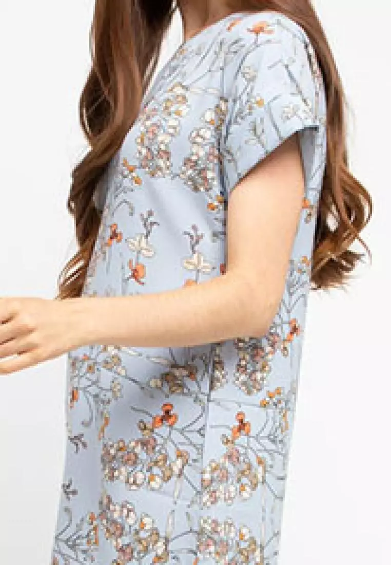 Sophistix Russell Blouse in Blue Print