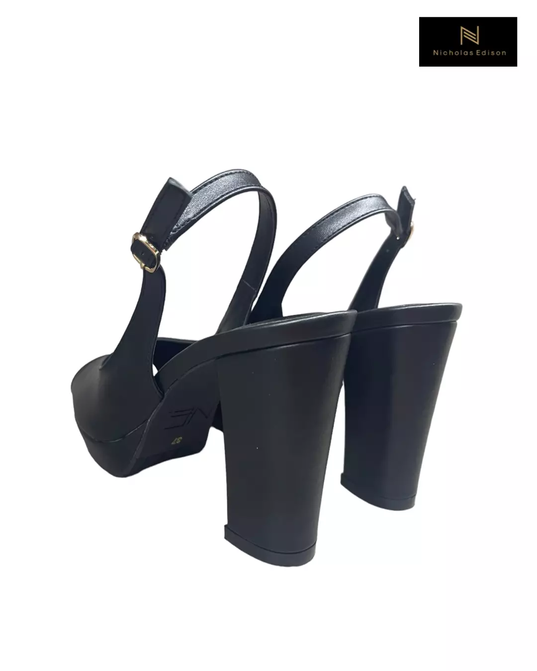 Nicholas Edison Heel Leah Black