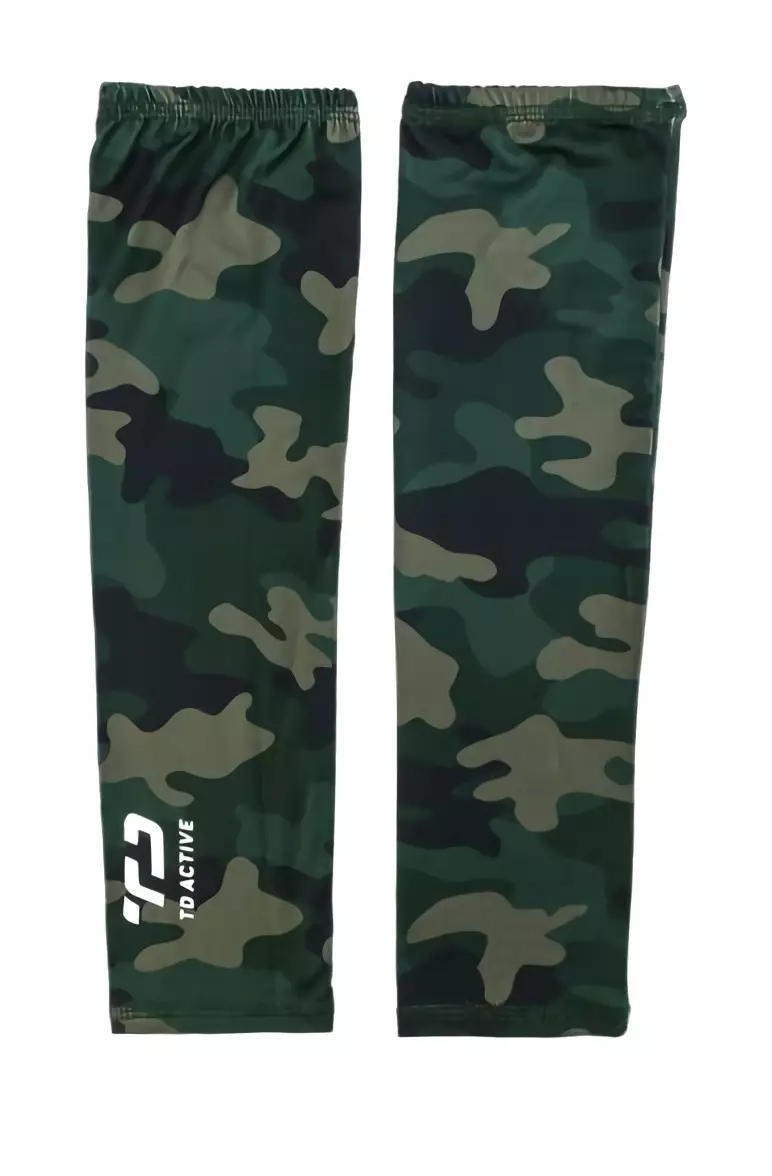Td Active Manset Tangan Olahraga Sepeda Camo Loreng Hijau MS142