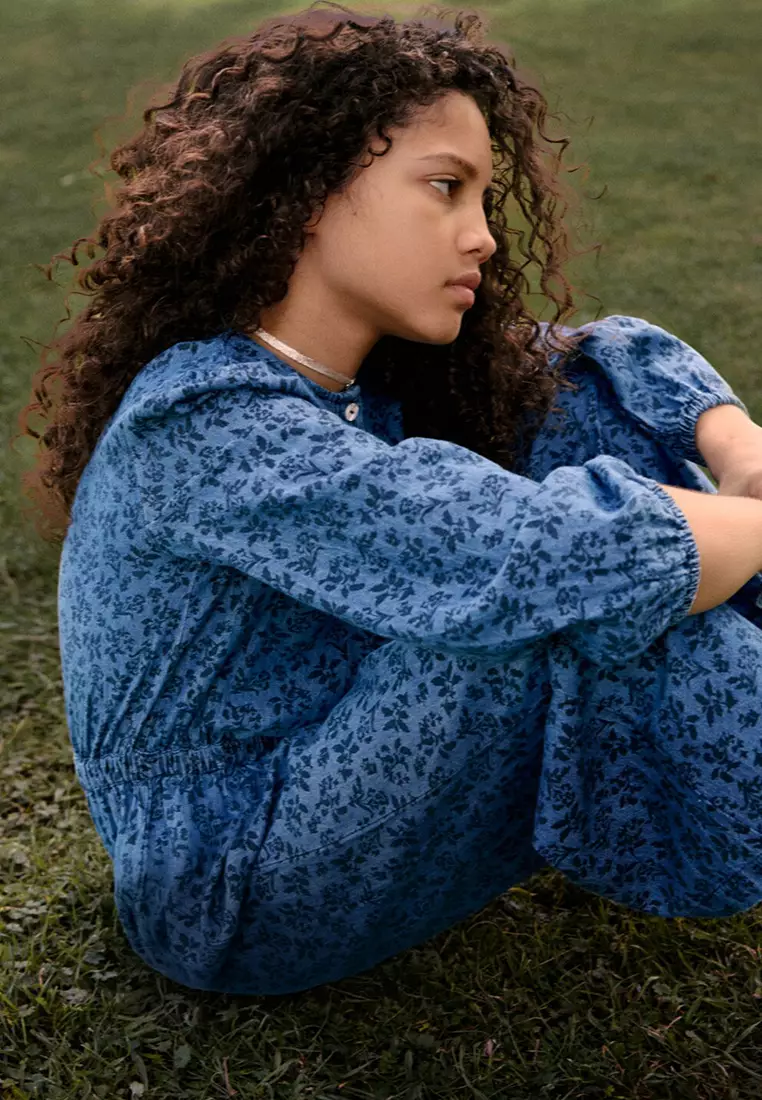 Long Printed Jumpsuit