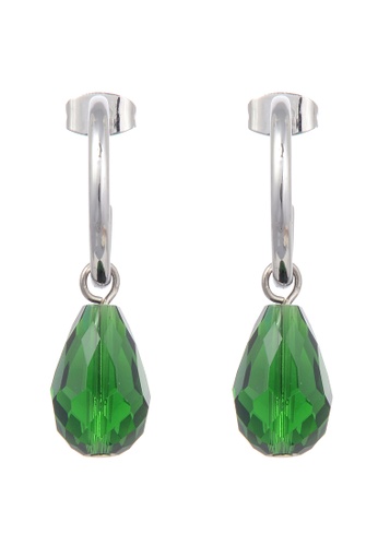 My Flash Trash green Bikki Green drop glass bead earrings 3FD5AACAED7066GS_1