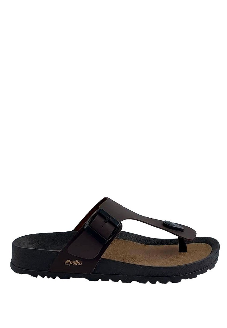 Pallas Freetime Slipper 717-0800 Dark Brown