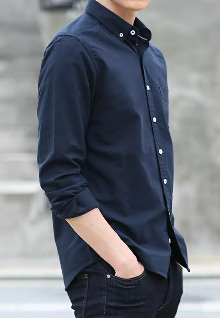 Pure Cotton Long Sleeved Shirt C1501