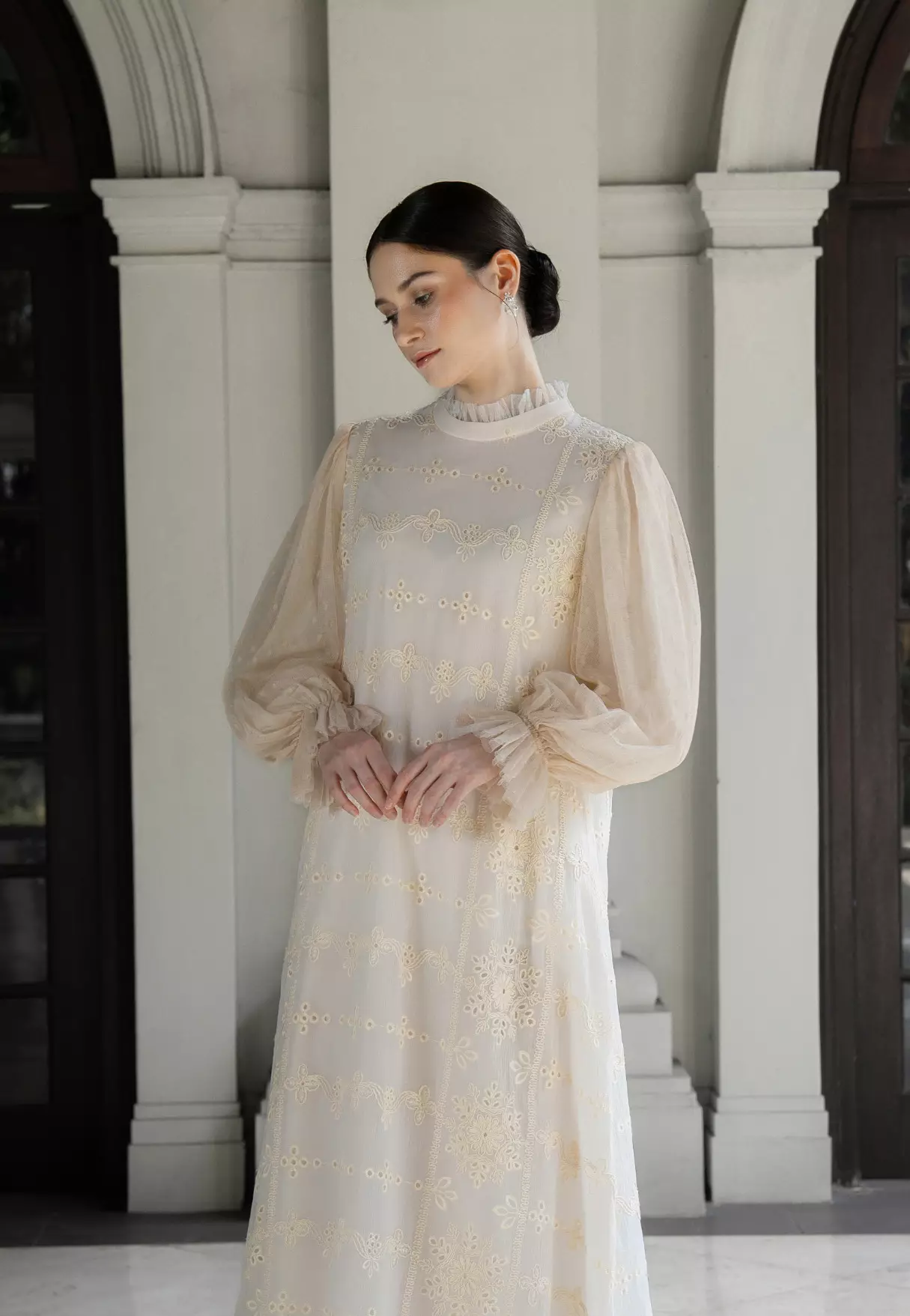 Elva Dress - Champagne