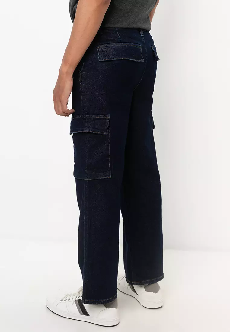 Wide Leg Cargo Jeans
