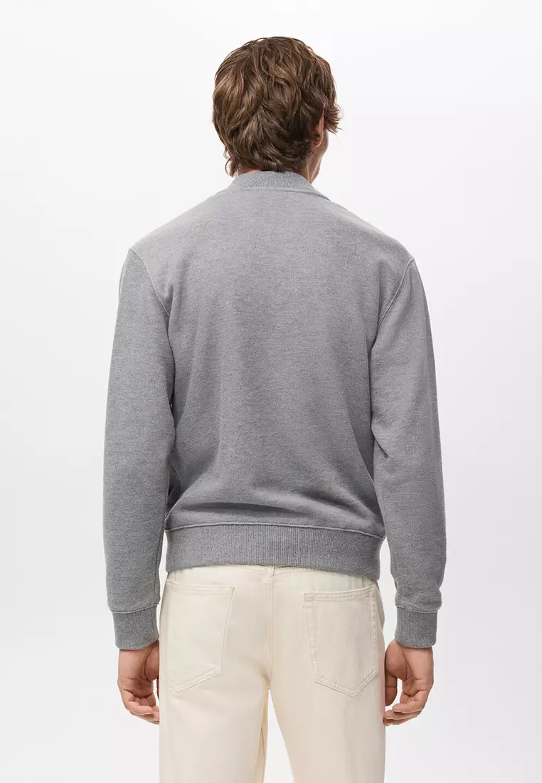 Bomber Jacket with Zip
