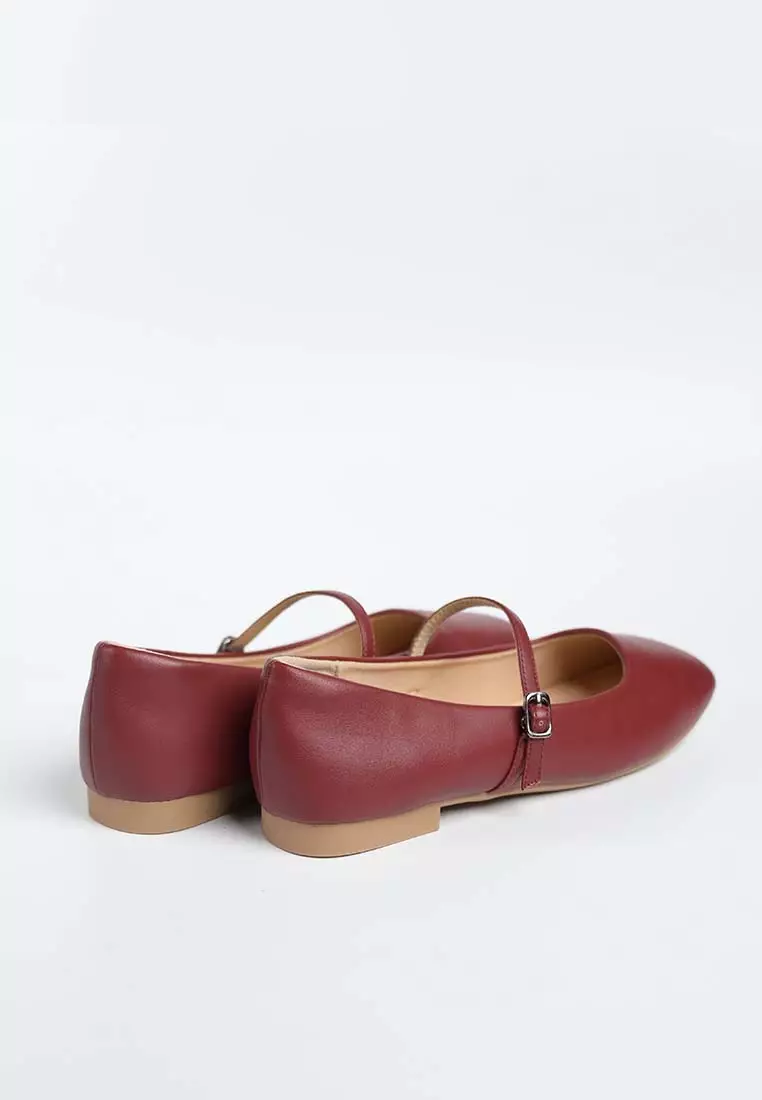 Brie Ballerina Strap Flats