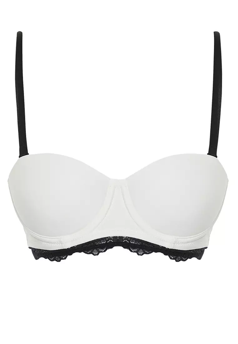 Buy Trendyol Lace Hem Underwired Bra 2024 Online | ZALORA Philippines