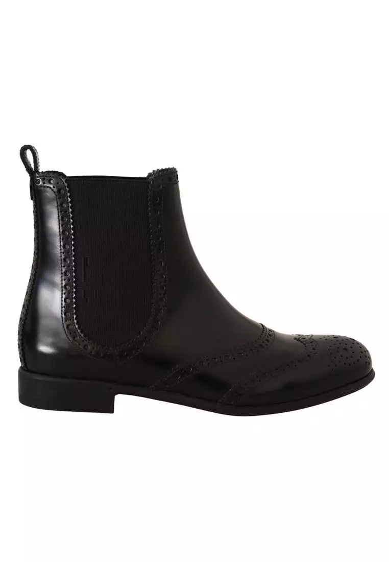 Dolce and 2025 gabbana black boots