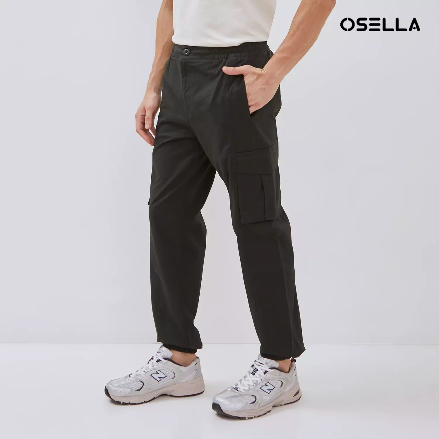 [NEW] Osella Travis Long Cargo Jogger Pants In Dark Green 2087400654 | Celana Jogger Panjang Pria
