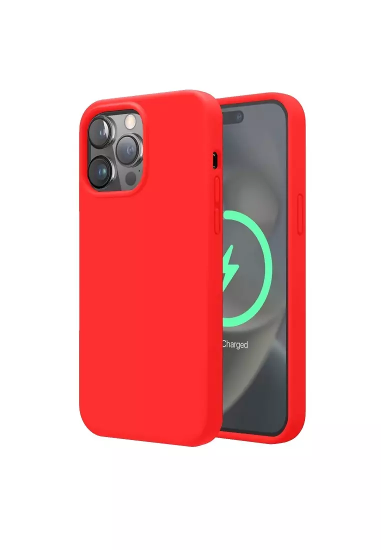 iphone 13 pro max red silicone case