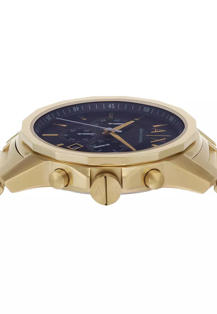 Armani exchange digital watch gold outlet
