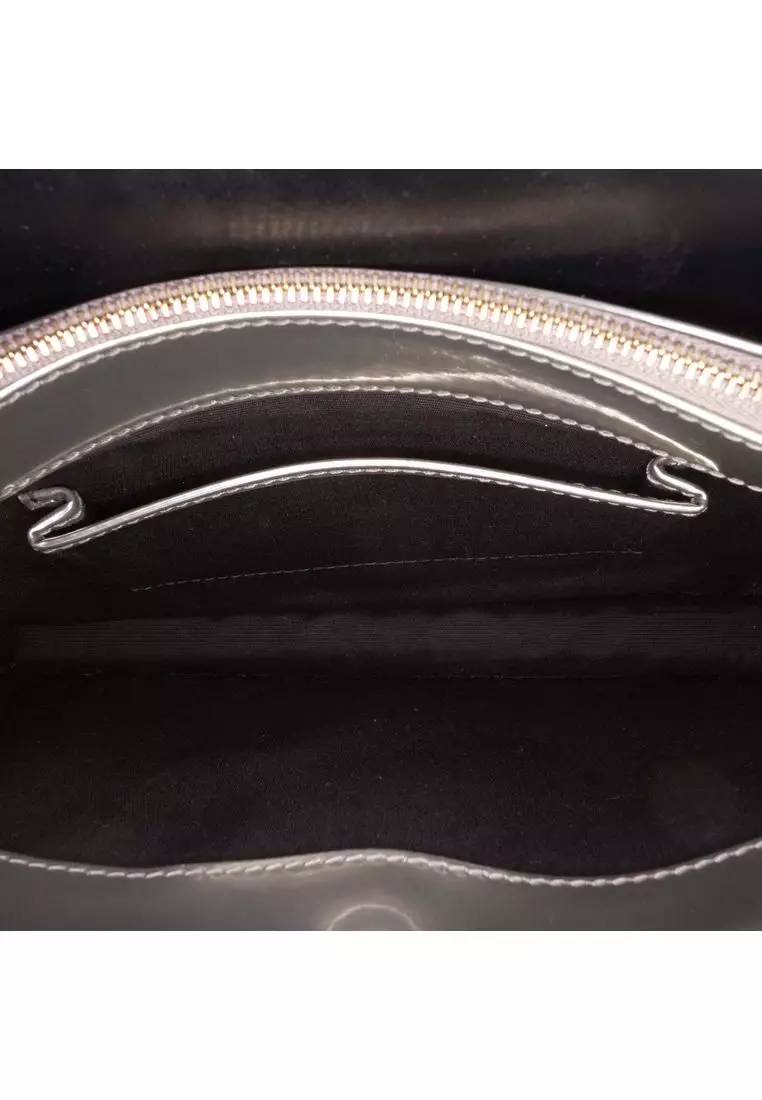 Pre-Loved Bvlgari Medium Patent Serpenti Forever Shoulder Bag