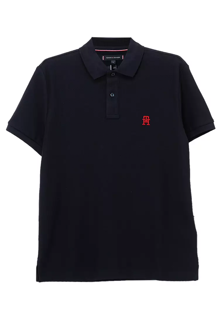 Monogram Logo Regular Polo Shirt - Tommy Mainline