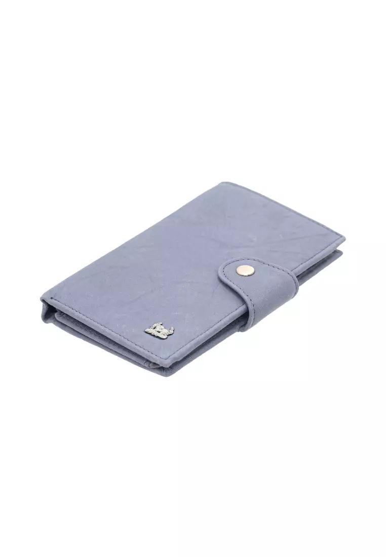 LancasterPolo Top Grain Cow Leather Unisex Bifold Medium Wallet with Snap Closure PWB 20872