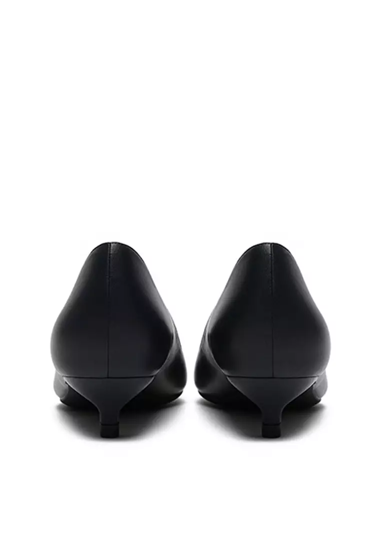 3CM 尖頭制服工作幼踭低跟鞋 HZL131