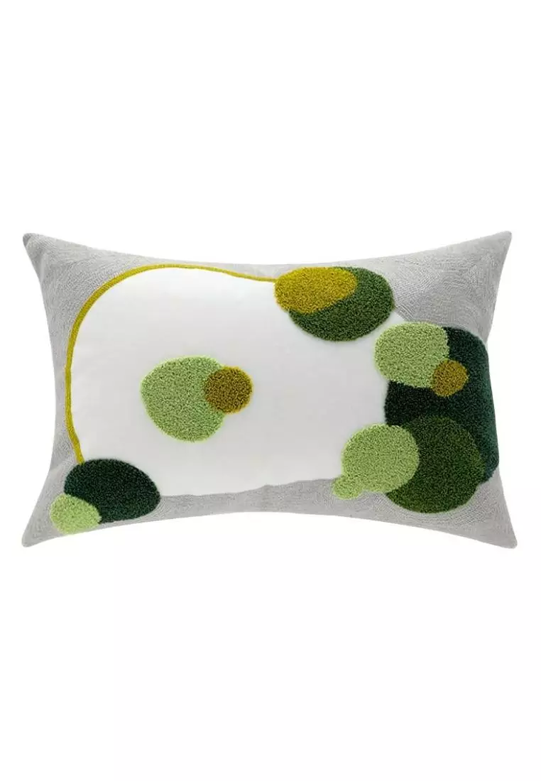 Buy DILAS HOME Moss Green Cushion Cover Online ZALORA Malaysia