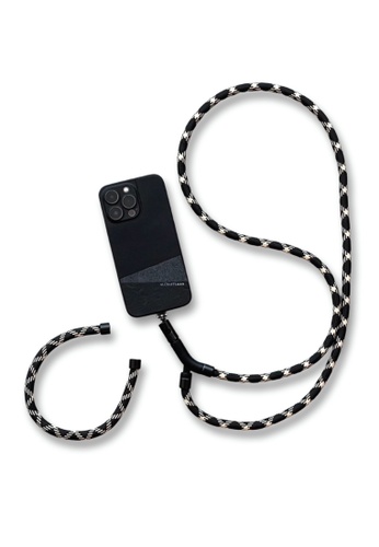 M.Craftsman black M.Craftsman - Yoggle ExChange Crossbody Phone Strap & Wrist Strap (Golden Black- The Chaplin) E12FBAC2B176AFGS_1
