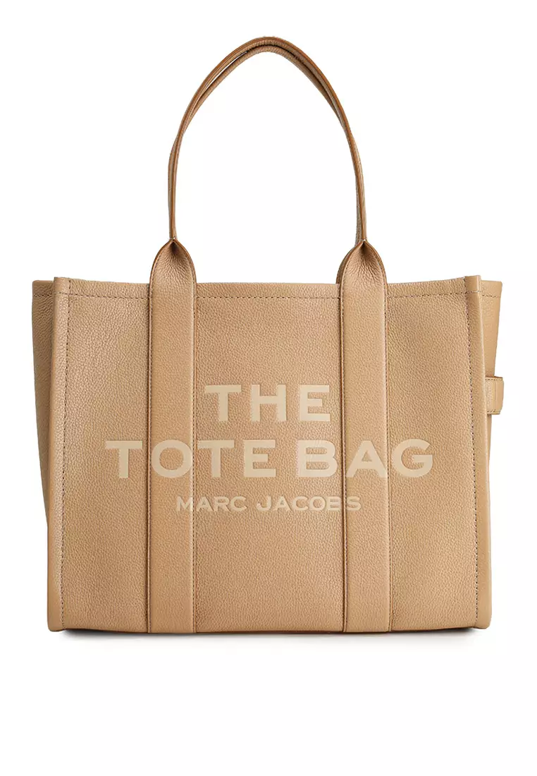 Buy Marc Jacobs The Leather Large Tote Bag (cq) 2026 Online | ZALORA