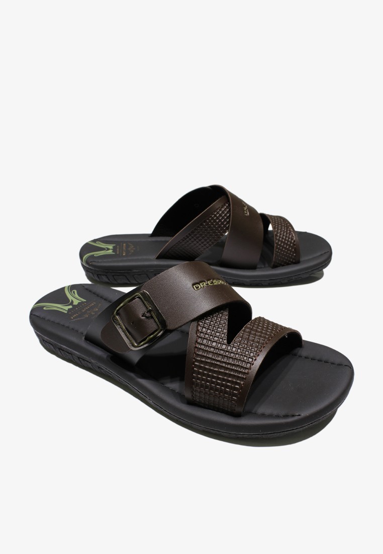 Dr Cardin Synthetic Leather Cushioned Men Sandals D-GHN-7962