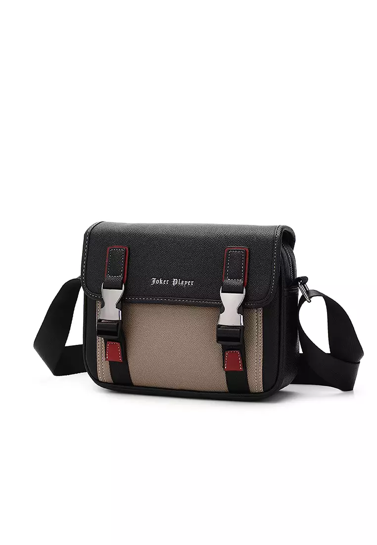 Men's Sling Bag / Crossbody Bag (Tas Selempang Pria) - Abu-Abu