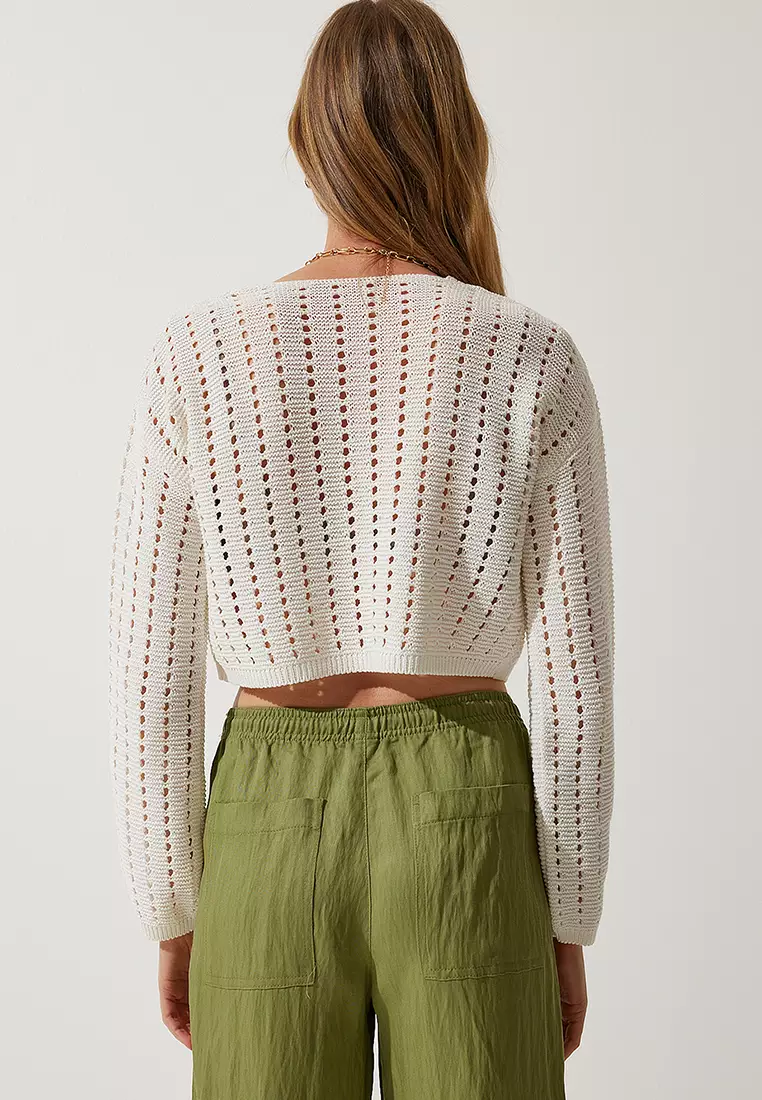Tie Crop Cardigan