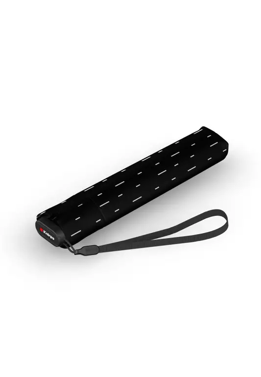 Knirps US.050 Ultra Light Slim Manual Umbrella - Rain Black