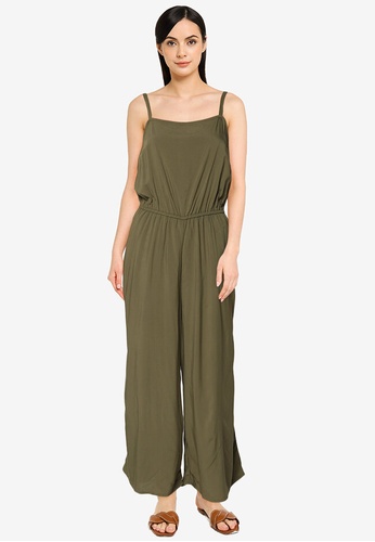 GAP green Sleeveless Square Neck Jumpsuit 925EAAAD79AC29GS_1