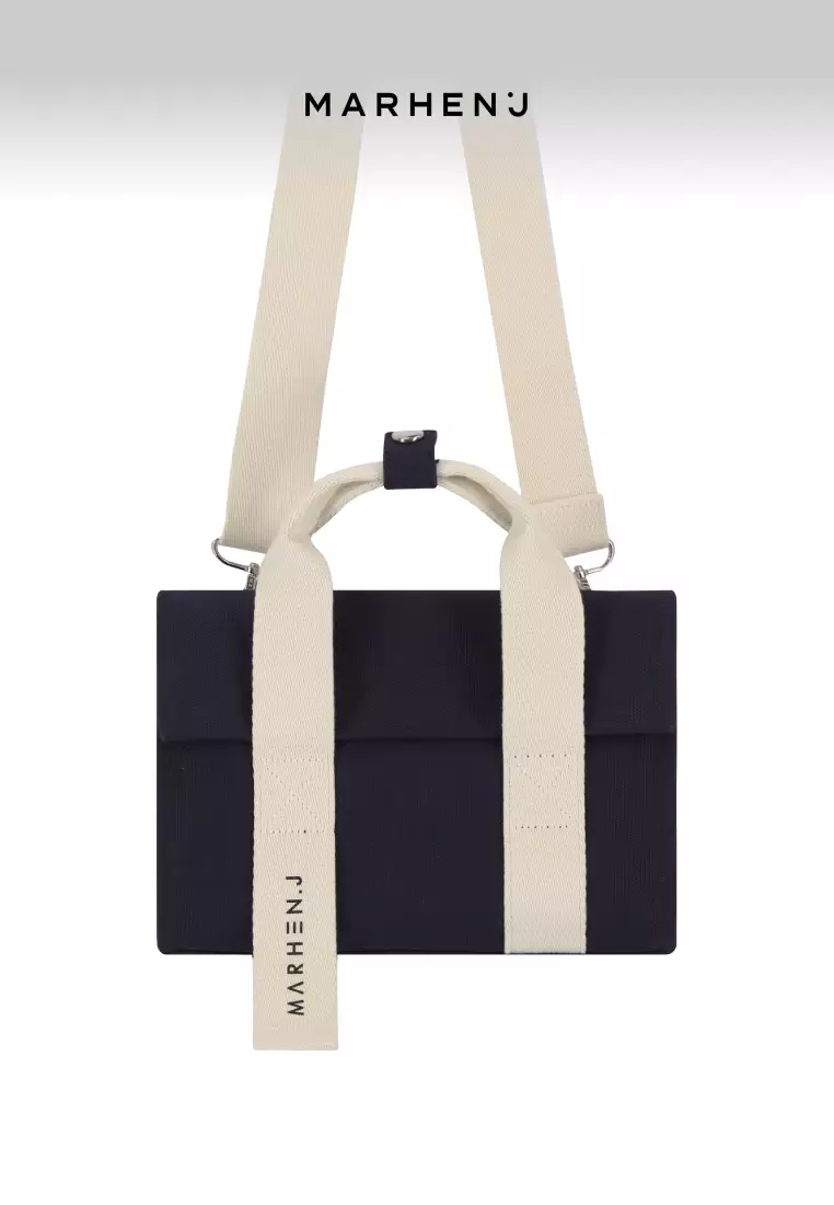 ROY NANO Canvas Crossbody Bag Navy