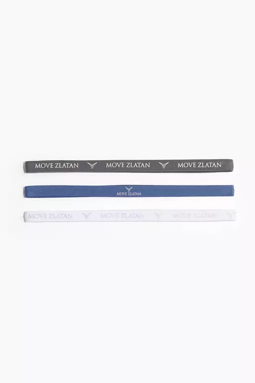 3-pack elastic sports hairbands
