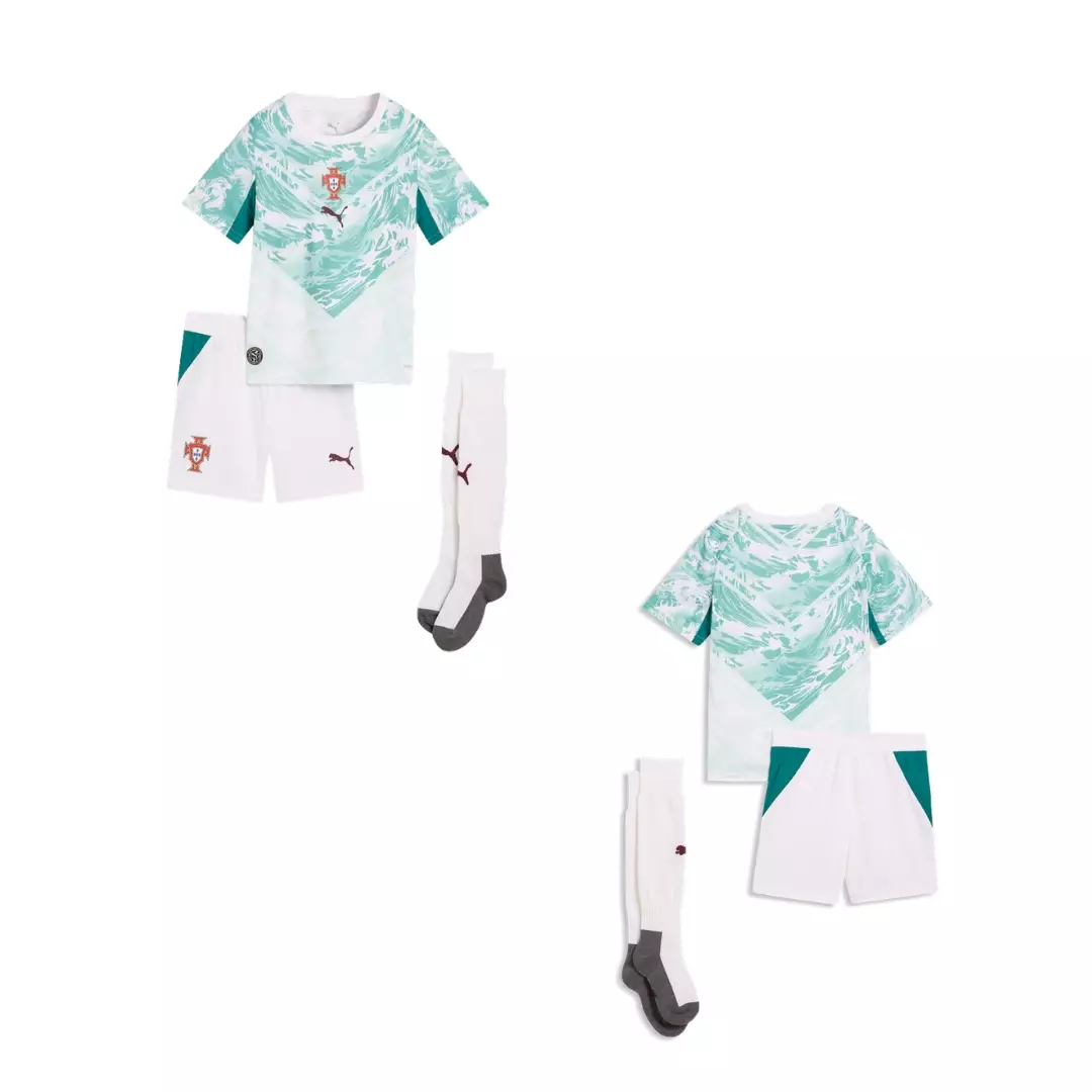 PUMA Portugal FPF Away Minikit 78329302 - Set Jersey Anak (Putih)
