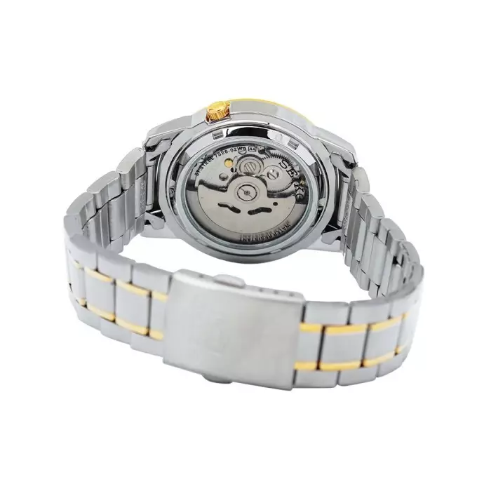 Seiko5 SNKE54K1 rantai kombinasi silver gold otomatis cowok