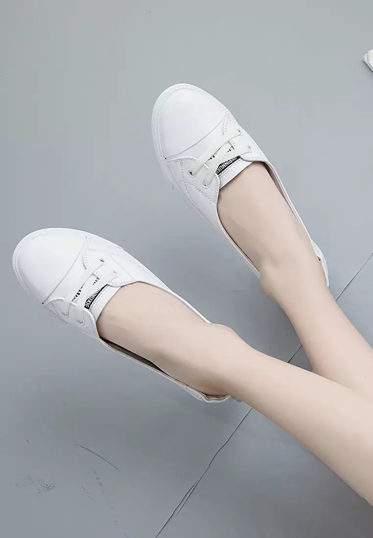 Smart Causal Leather Sneakers RX12812