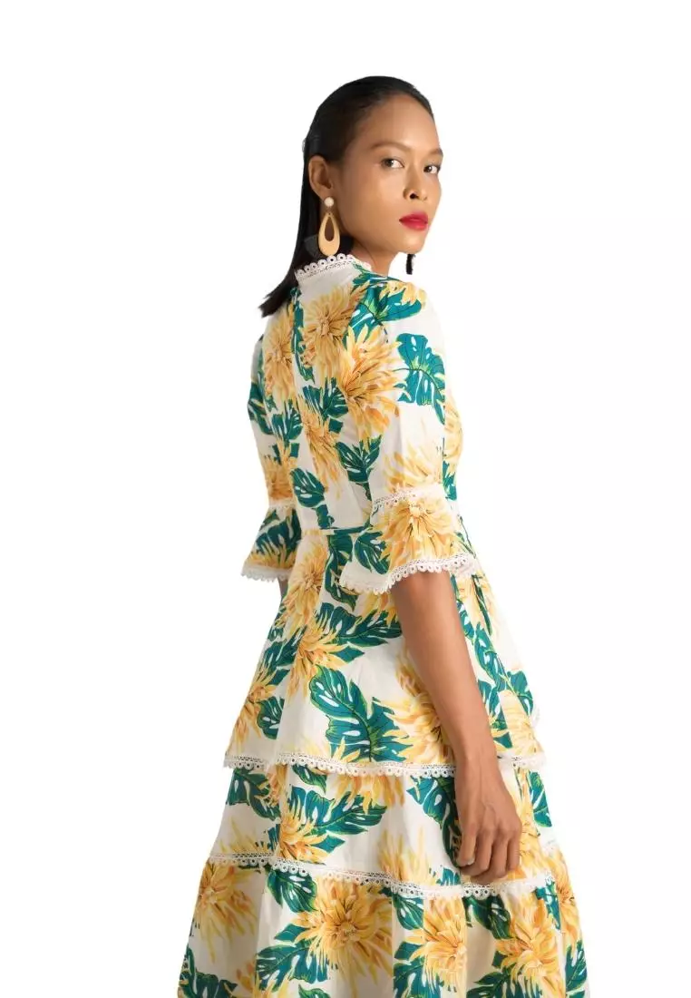 New Linen New Horizon Midi Linen Dress