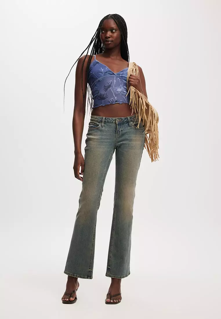 Low Rise Bootcut Jeans