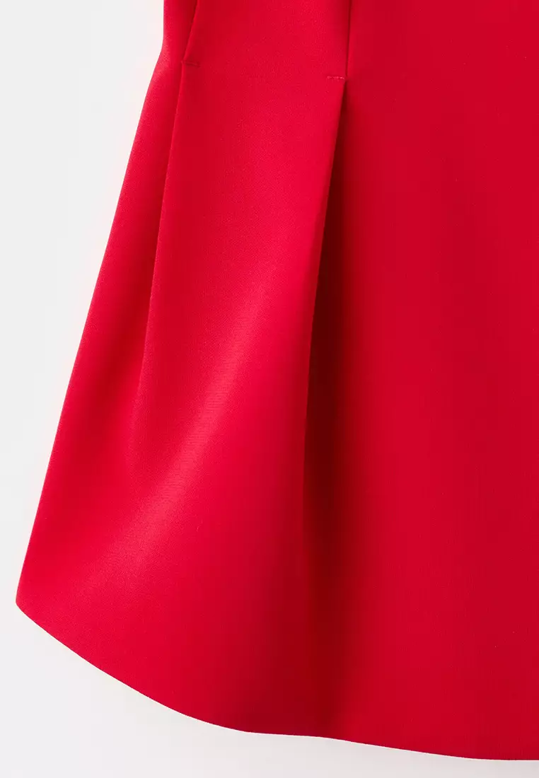 Peplum Top With Halter Neck