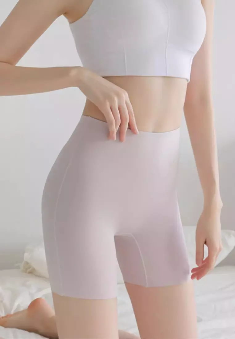 Premium Sofia High Waisted Slimming Safety Shorts Panties in Pink