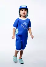 Cheekaaboo Warmiebabes Thermal Swimsuit - Blue Monster (Monster Family)