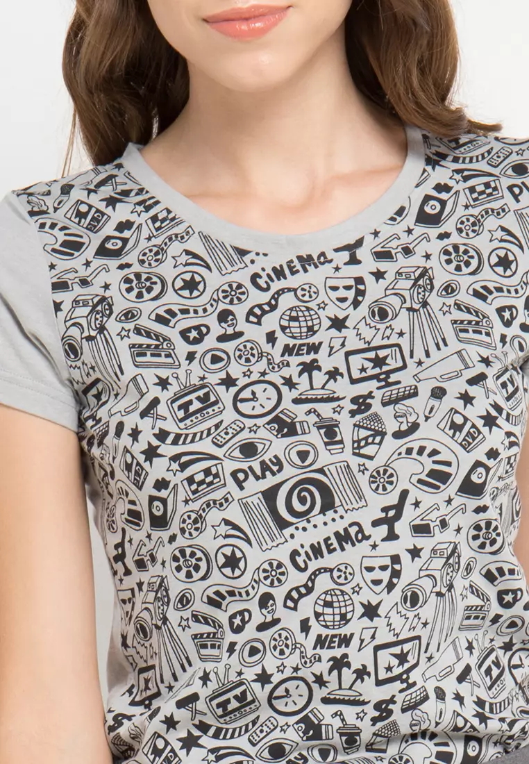 Print Cinema short sleeve Tshirt