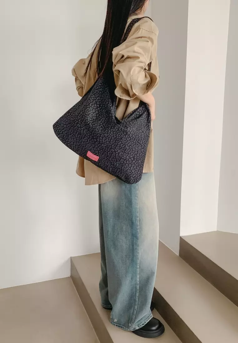 JEMMA Canvas Crossbody Bag Navy