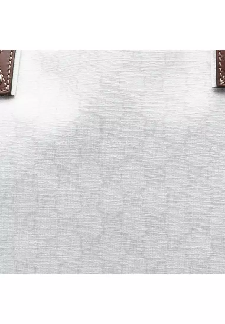 Pre-Loved Gucci Gg Supreme Web Tote