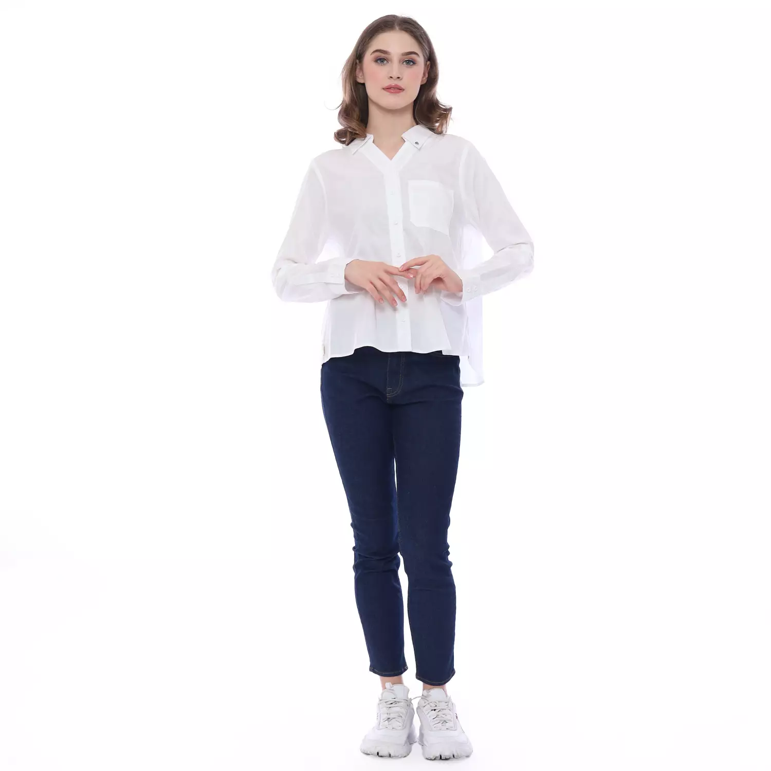 Insight Kemeja Lengan Panjang Wanita Neuvo Ladies Shirt Long Planet Surf