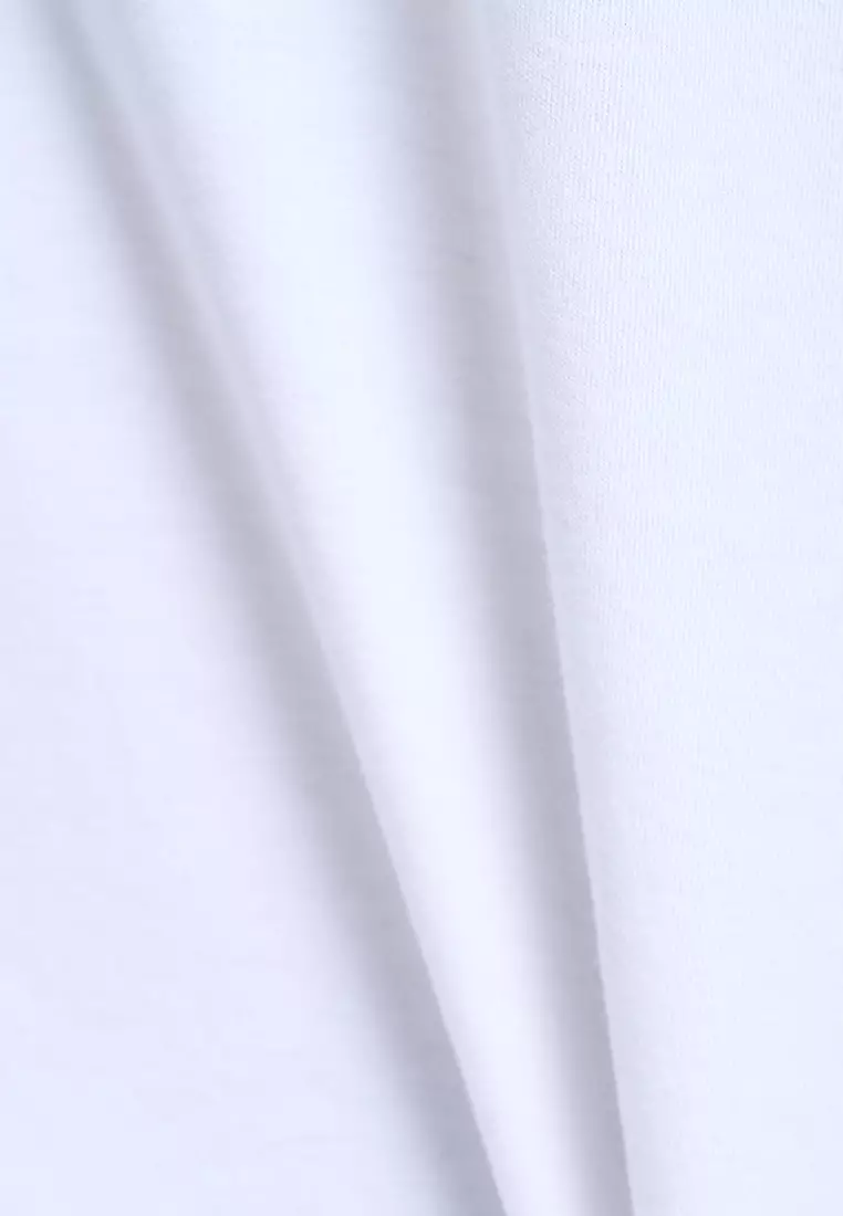 MANZONE - Kaos Lengan Pendek Pria Roudy 06 Slim Fit - White