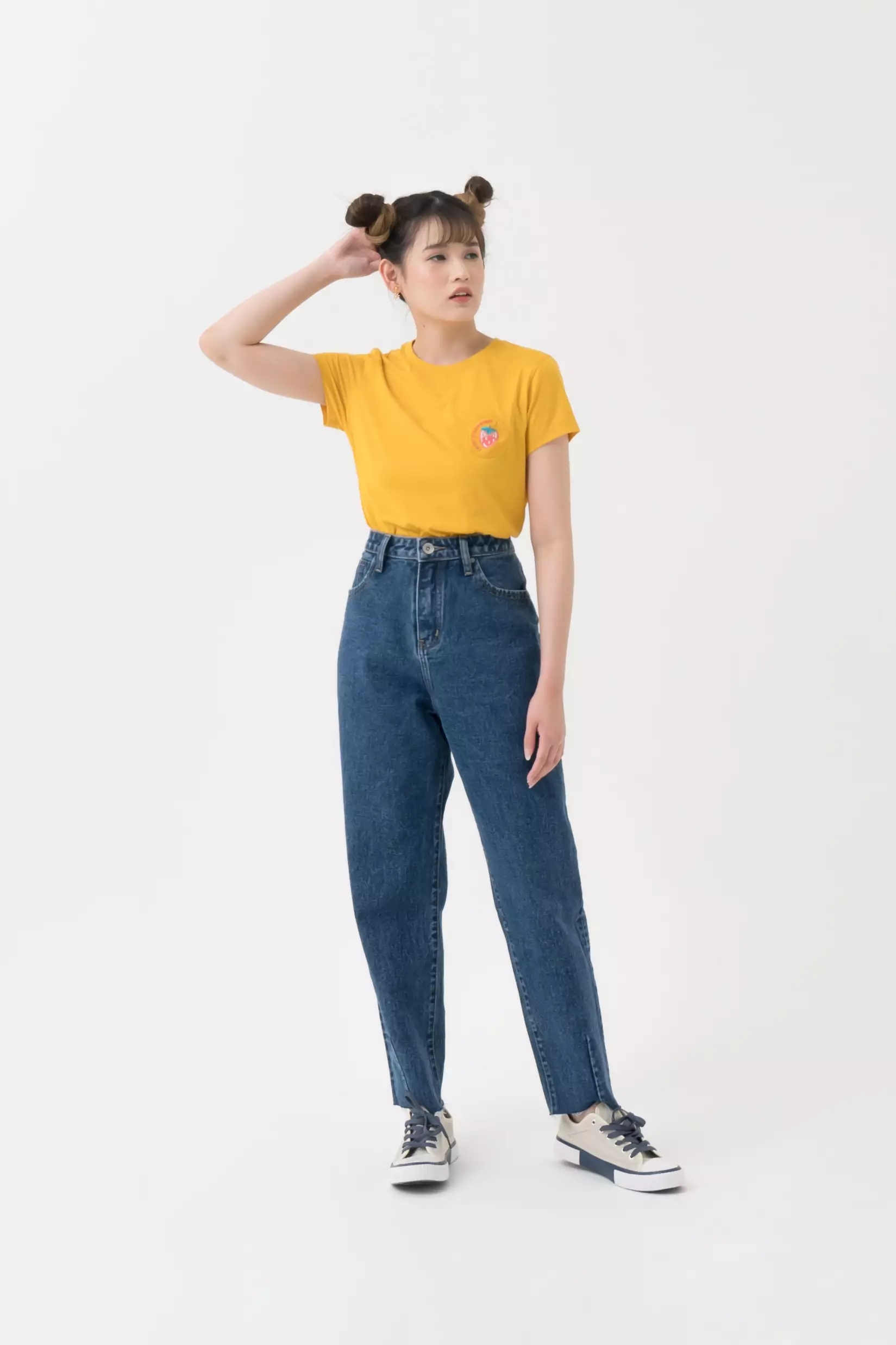 Kaos Wanita Starleen Mustard