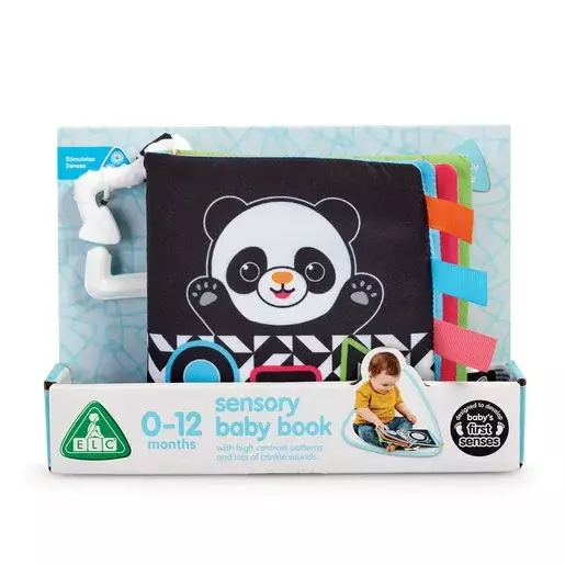 ELC My First Soft Book Black and White - Mainan Buku Lembut Bayi